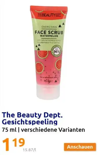 Action The Beauty Dept. Gesichtspeeling 75 ml Angebot