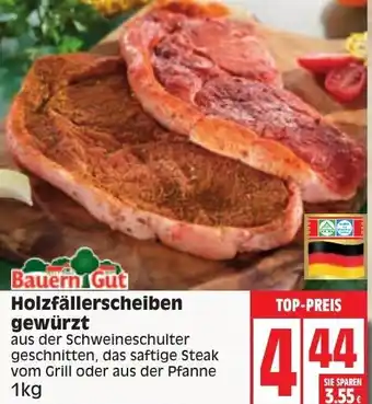 Edeka Bauern Gut Holzfällerscheiben gewürzt 1kg Angebot