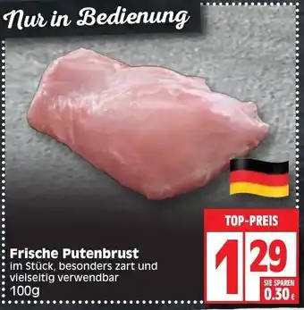 Edeka Frische Putenbrust 100g Angebot