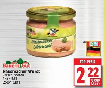 Edeka Bauern Gut Hausmacher Würst 250g Glas Angebot