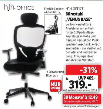 Lidl HJH Office Bürostuhl ,,Venus Base" Angebot