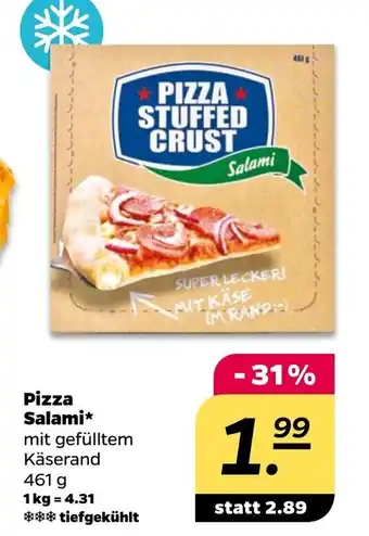 NETTO Pizza Salami 461 g Angebot