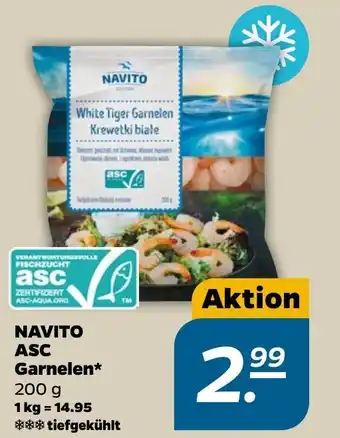 NETTO Navito ASC Garnelen 200 g Angebot