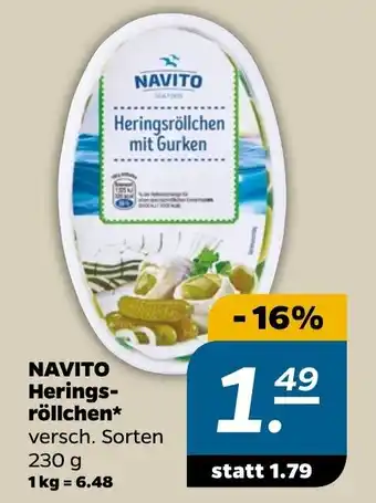 NETTO Navito Heringsrollchen 230 g Angebot