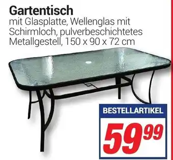 CENTERSHOP Gartentisch Angebot