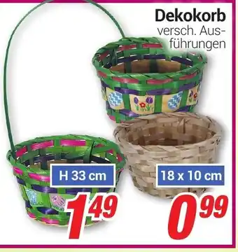 CENTERSHOP Dekokorb Angebot