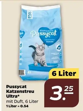 NETTO Pussycat Katzenstreu Ultra 6L Angebot