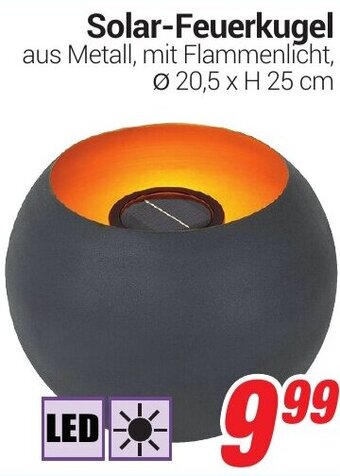 CENTERSHOP Solar Feuerkugel Angebot