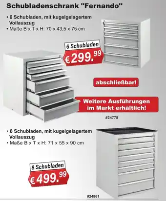 Stabilo Fachmarkt Schubladenschrank Fernando Angebot