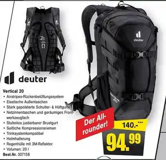 Zweirad Stadler Deuter Vertical 20 Angebot