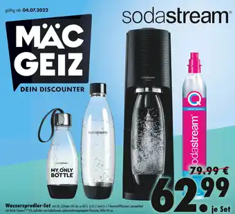 Mäc Geiz Sodastream Wassersprudler Set Angebot