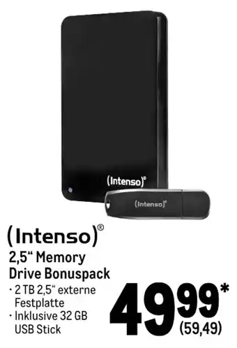 METRO (Intenso) 2,5" Memory Drive Bonuspack Angebot