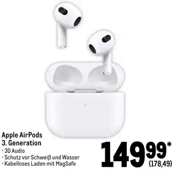 METRO Apple AirPods 3. Generation Angebot