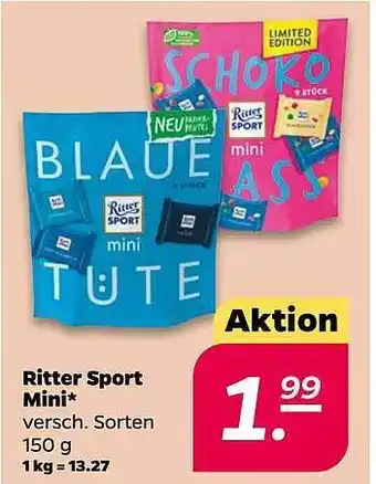 NETTO Ritter Sport Mini Angebot