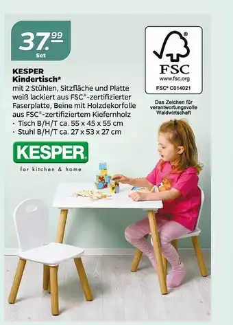 NETTO Kesper Kindertisch Angebot