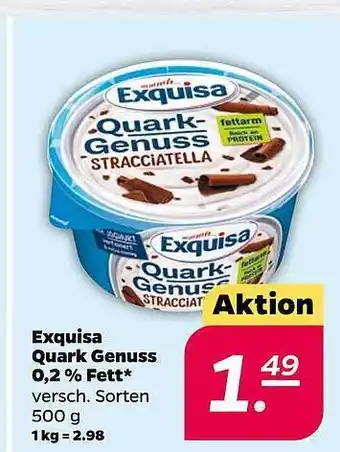 NETTO Exquisa Quark Genuss 0.2% Fett Angebot