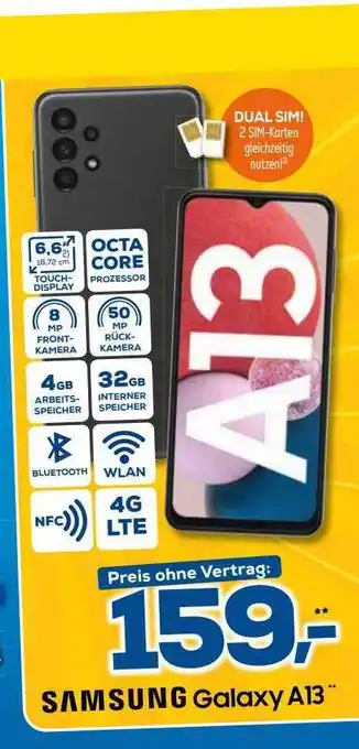 Euronics XXL Samsung Galaxy A13 Angebot