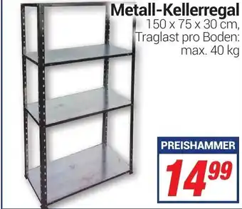 CENTERSHOP Metall Kellerregal Angebot