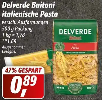 Simmel Delverde Buitoni Italienische Pasta 500 g Packung Angebot