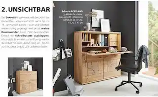 Möbel Kraft Musterring sekretär portland Angebot