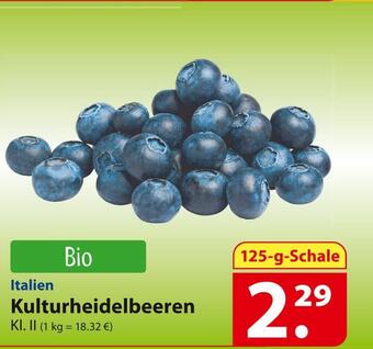 Famila Nord Ost Kulturheidelbeeren Angebot