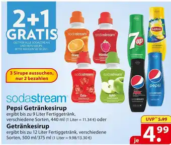 Famila Nord Ost Sodastream pepsi getränkesirup Angebot