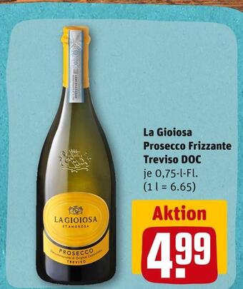 REWE La gioiosa prosecco frizzante treviso doc Angebot