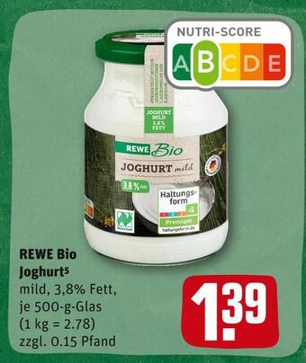 REWE Rewe bio joghurt Angebot