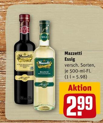 REWE Mazzetti essig Angebot