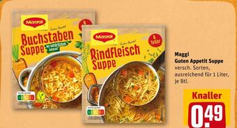 REWE Maggi guten appetit suppe Angebot