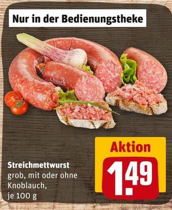 REWE Streichmettwurst Angebot