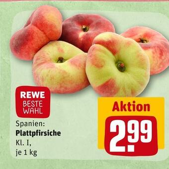 REWE Rewe beste wahl plattpfirsiche Angebot