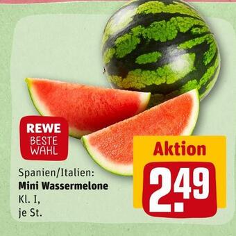 REWE Rewe beste wahl mini wassermelone Angebot