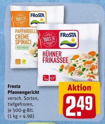 REWE Frosta pfannengericht Angebot