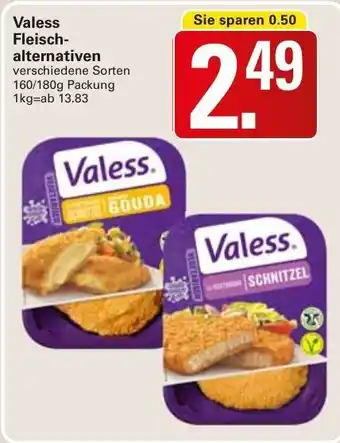 WEZ Valess Fleischalternativen 160/180g Packung Angebot