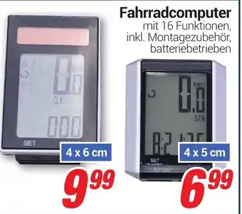 CENTERSHOP Fahrradcomputer Angebot