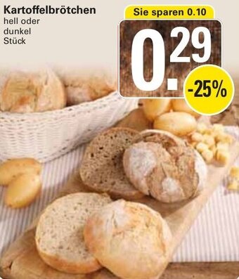 WEZ Kartoffelbrötchen Angebot