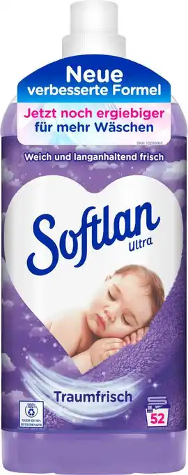 dm drogerie Softlan weichspüler traumfrisch 52wl Angebot