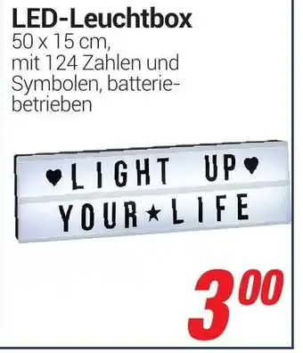 CENTERSHOP LED Leuchtbox Angebot