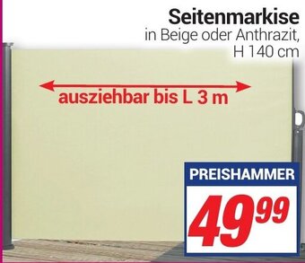 CENTERSHOP Seitenmarkise Angebot