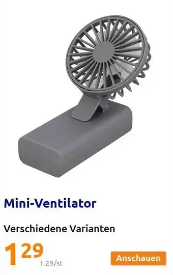 Action Miniventilator Angebot