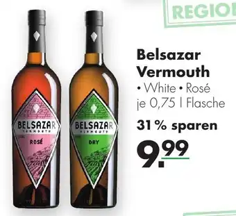 Handelshof Belsazar Vermouth 0,75 L Flasche Angebot