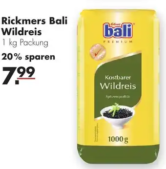 Handelshof Rickmers Bali Wildreis 1 kg Packung Angebot