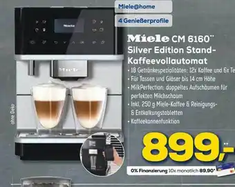 Euronics XXL Miele Cm6160 Silver Edition Stand-kaffeevollautomat Angebot