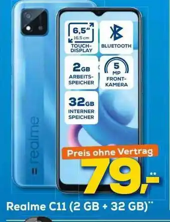 Euronics XXL Realme C11 (2+32gb) Angebot