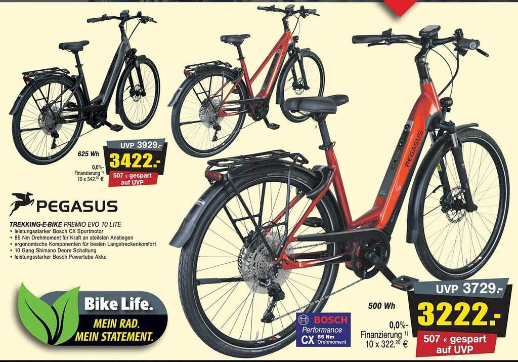 Pegasus Trekking-e-bike Premio Evo 10 Lite Angebot bei Zweirad Stadler