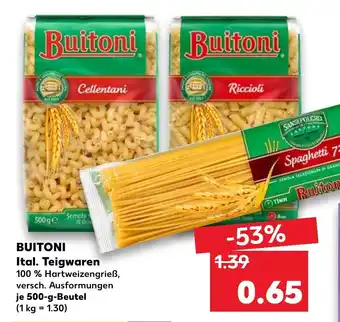 Kaufland Buitoni Ital.Teigwaren 500 g Beutel Angebot