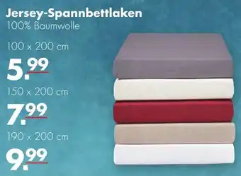 Handelshof Jersey Spannbettlaken 100x200 cm Angebot