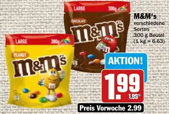 AEZ m&m's 300 g Beutel Angebot