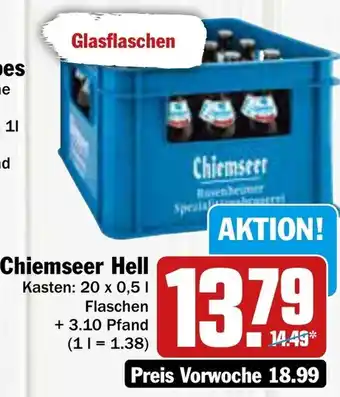 AEZ Chiemseer Hell Kasten: 20x0,5L Flaschen Angebot